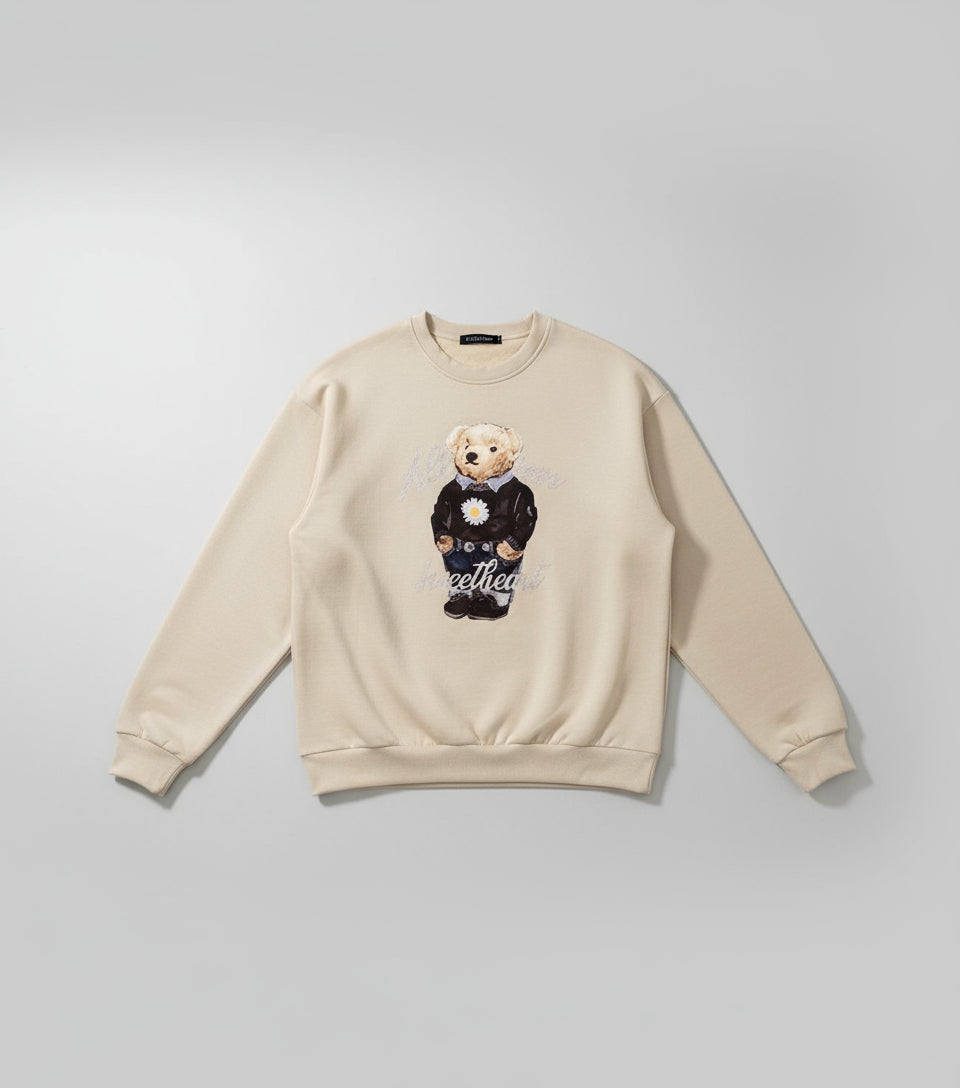 Sweat à Ourson Imprimé