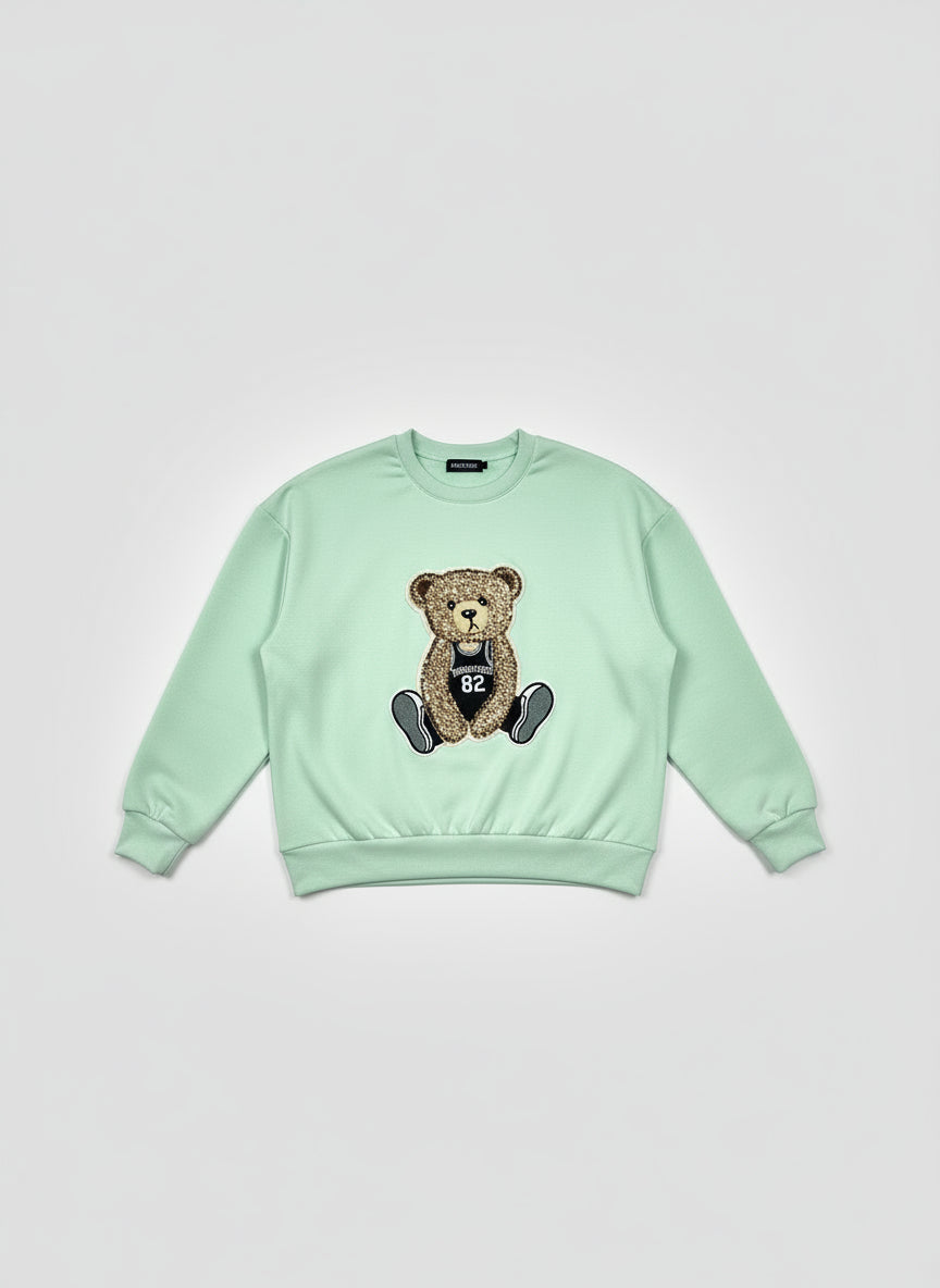 Sweat à Ourson Brodé