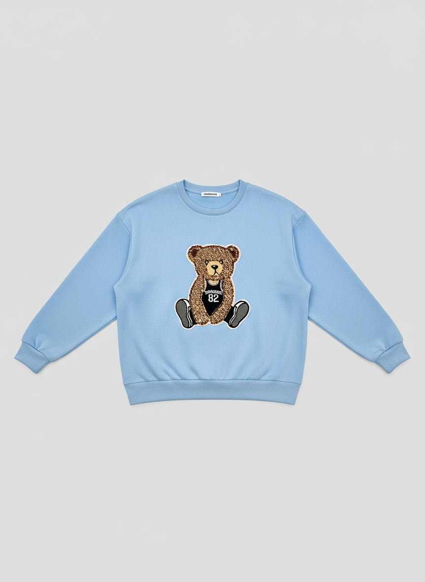 Sweat à Ourson Brodé