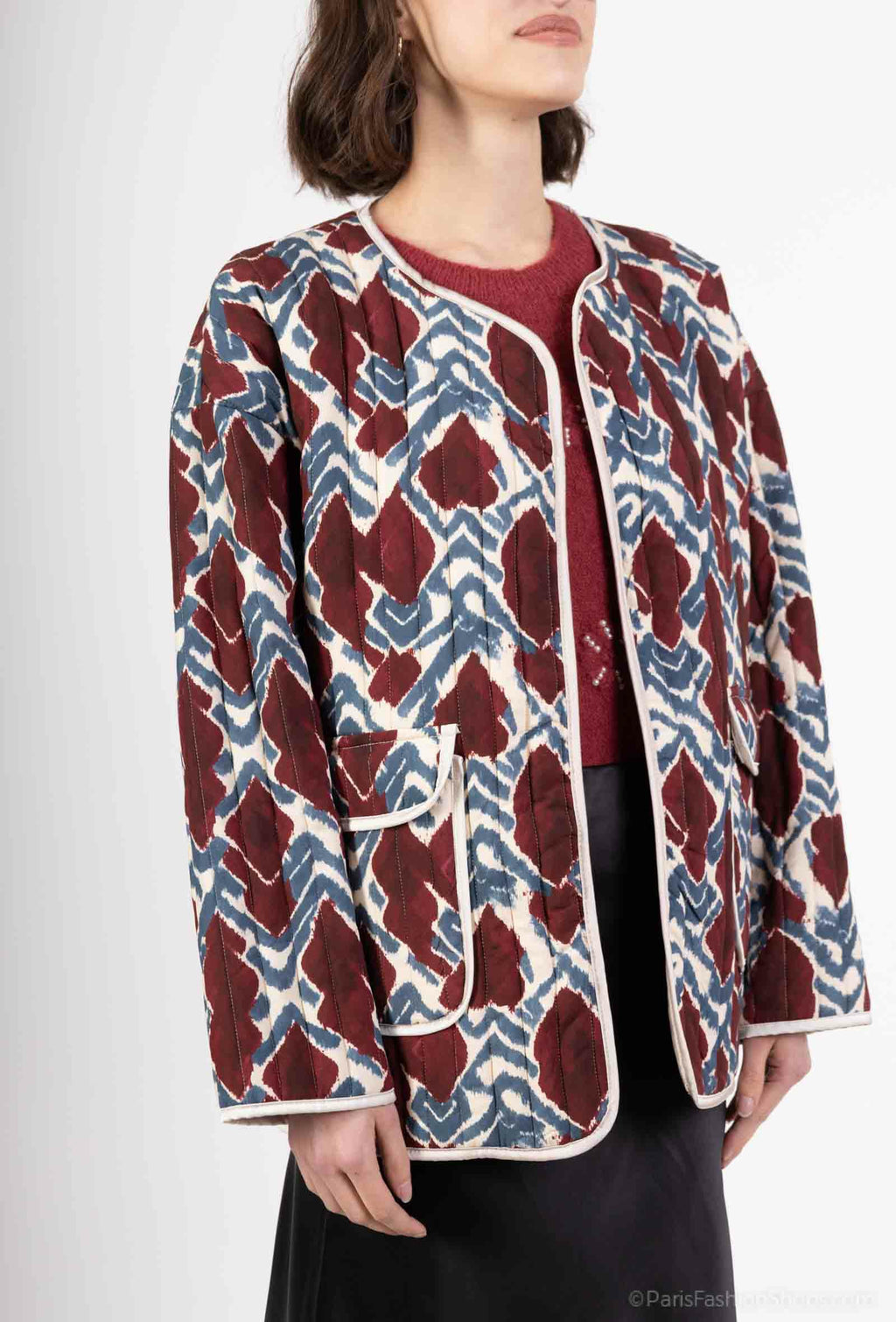Quilted Jacket Ikat Nomade