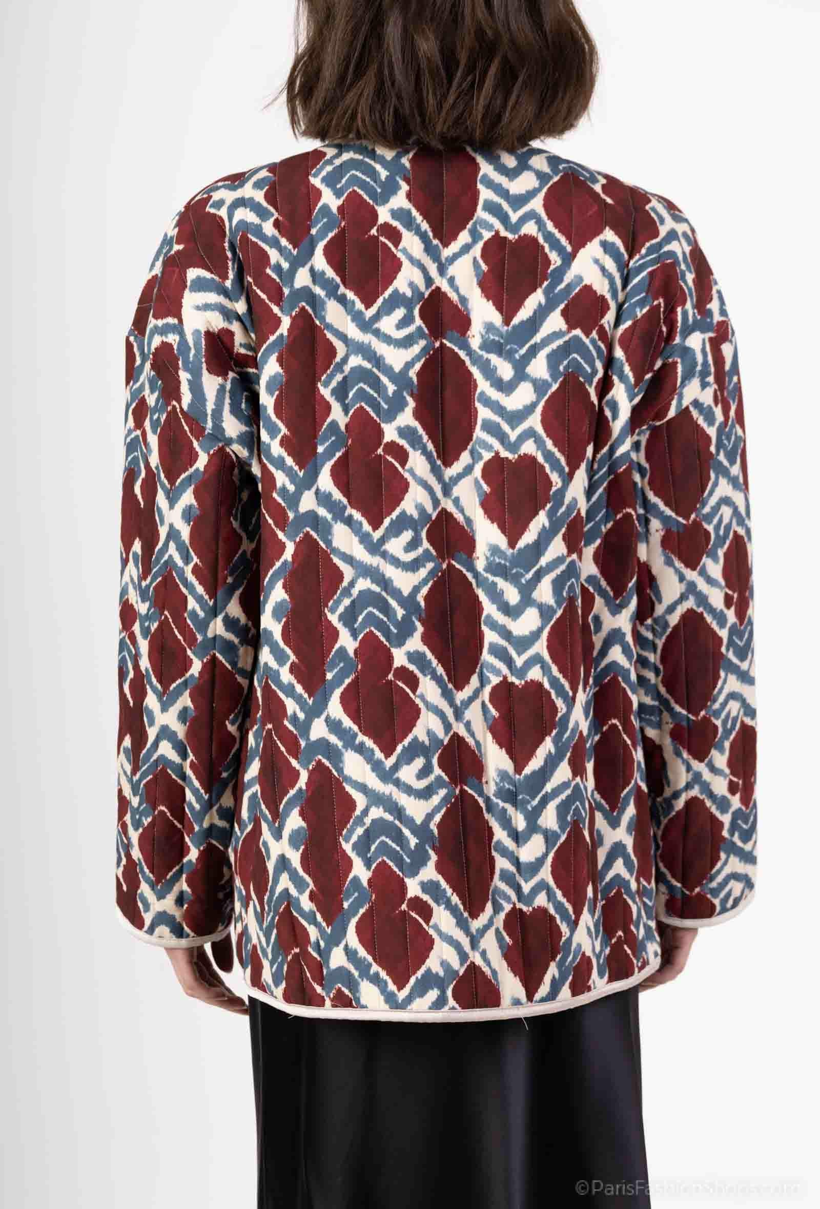 Quilted Jacket Ikat Nomade