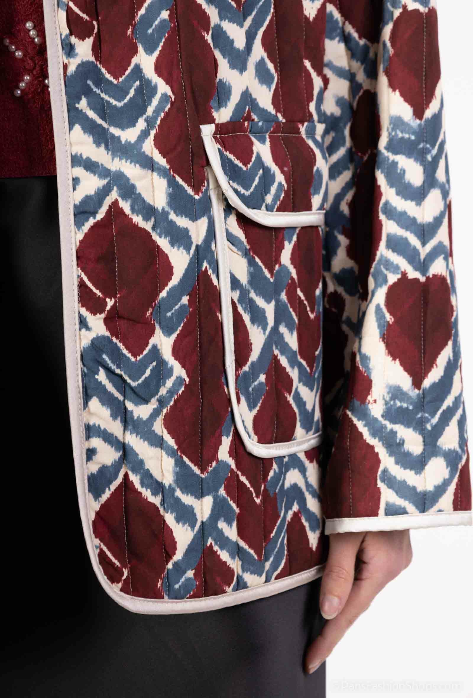 Quilted Jacket Ikat Nomade