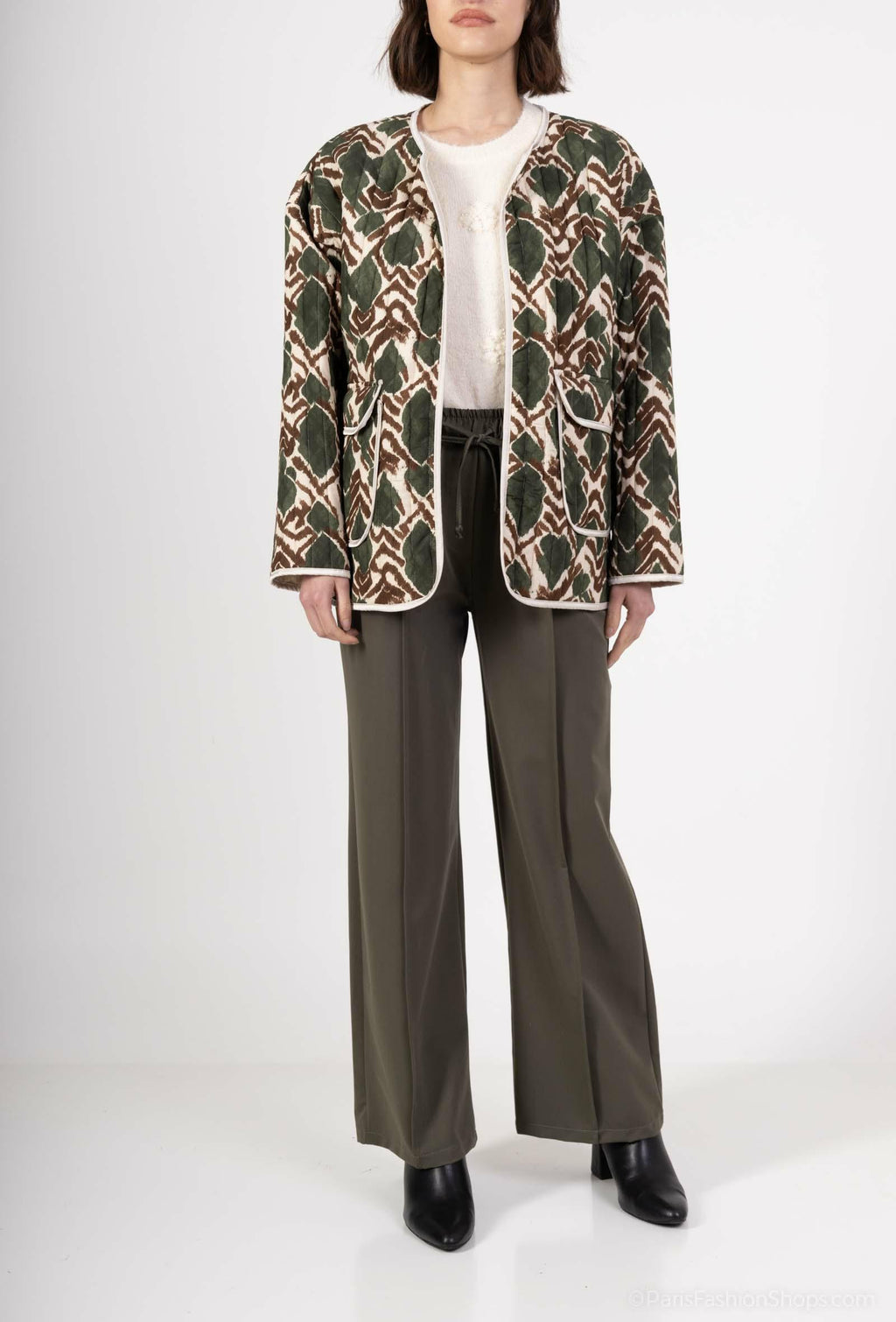 Quilted Jacket Ikat Nomade