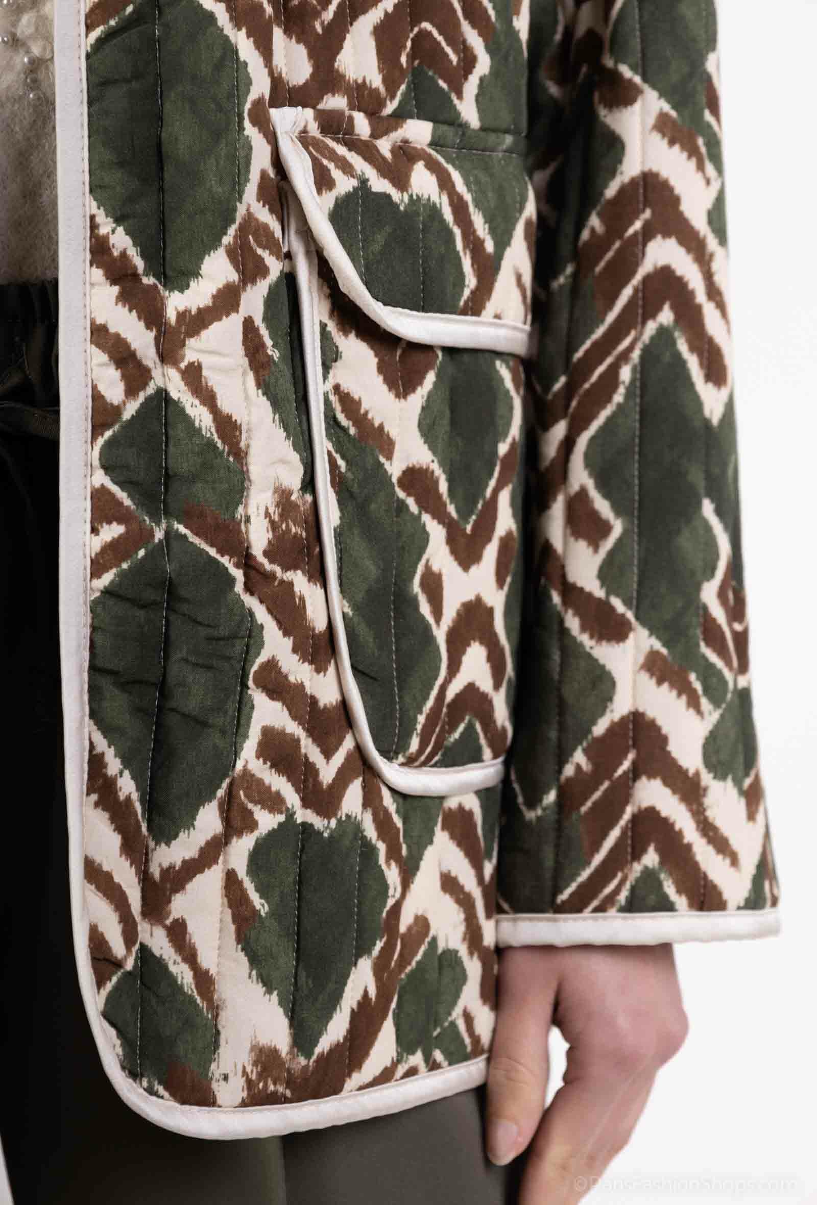 Quilted Jacket Ikat Nomade