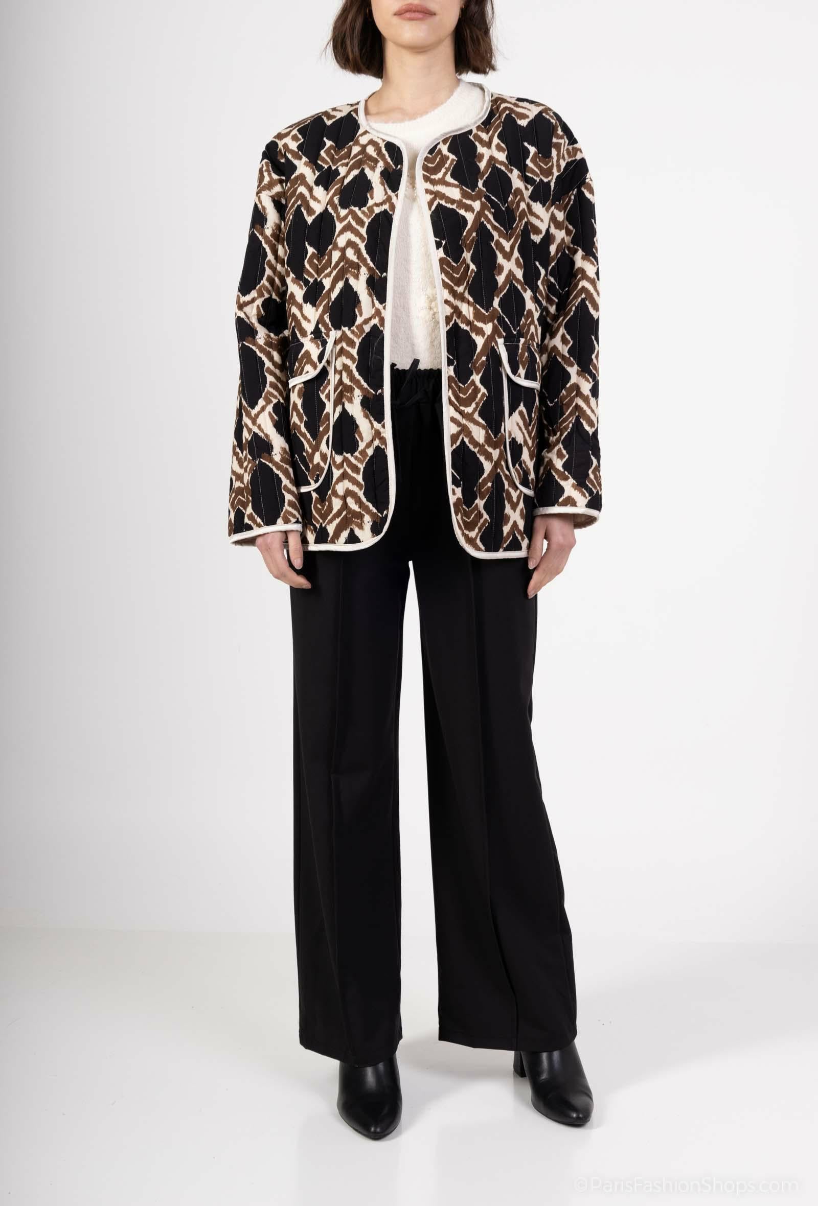 Quilted Jacket Ikat Nomade