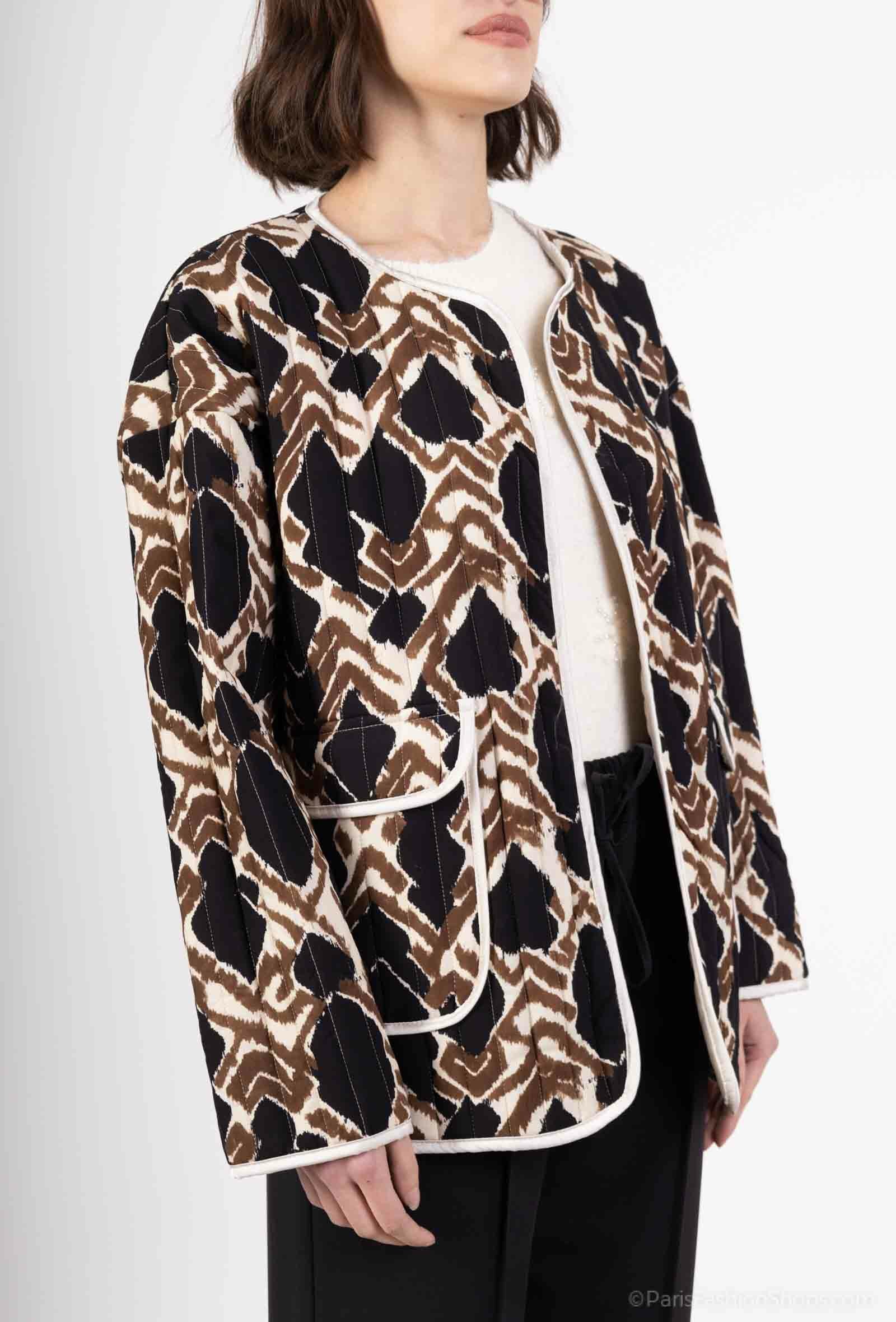 Quilted Jacket Ikat Nomade