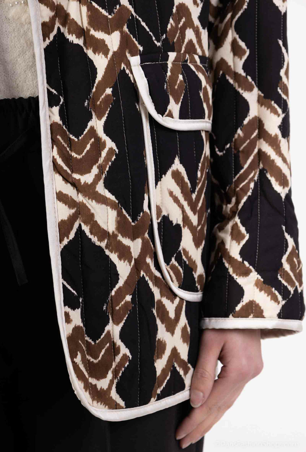 Quilted Jacket Ikat Nomade